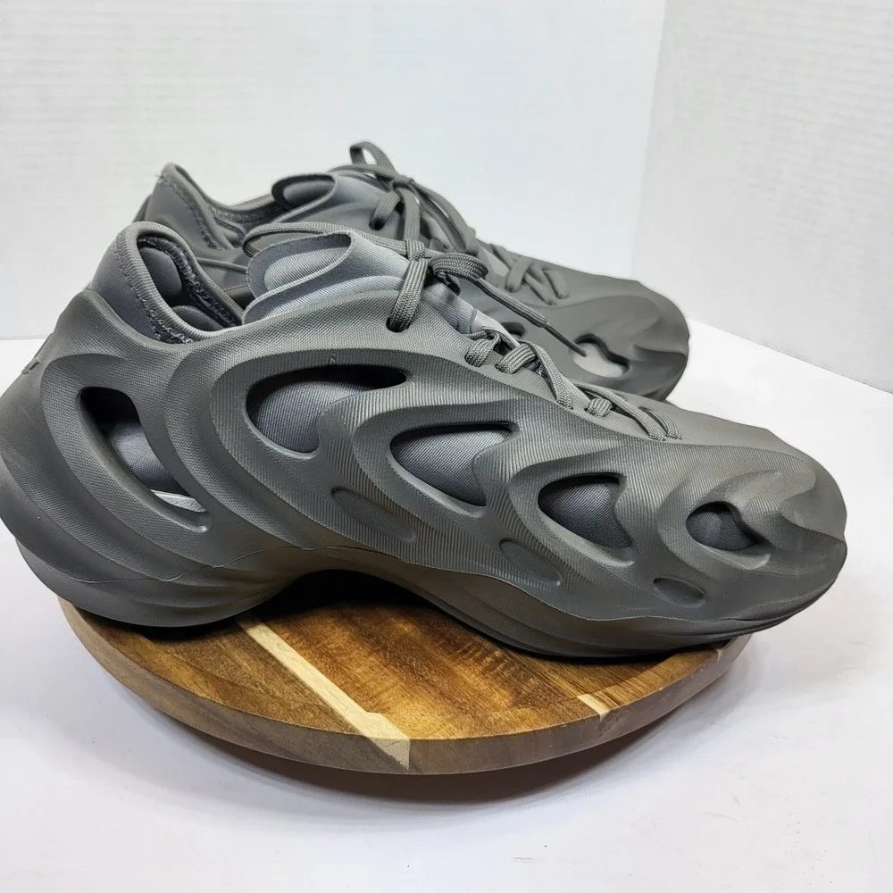 Adidas Originals‎ Men's adiFOM Q Grey Four Wave Sculpted Foam Sneakers Size 7